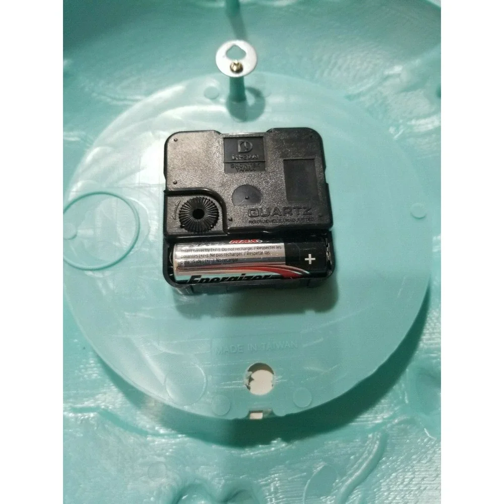 Vintage Clock Quartz Eleco Frog in Air Balloon Plastic Colorful Kids Bedroom 14